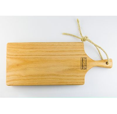 USA Made Handcrafted in Mendocino Village - Medium Hand Made in Mendocino Red Oak Hardwood Serving Platter Paddle Cutting Board - Astoria Home Decor and Gift Shop Fort Bragg - Product Preview