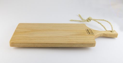 Medium Hand Made in Mendocino Red Oak Hardwood Charcuterie Serving Platter Paddle Cutting Board - Astoria Home Decor and Gift Shop Fort Bragg