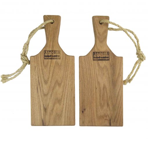 Small Solid Red Oak Cheese Charcuterie Board Paddle - USA MADE IN USA - Handmade in Mendocino Handcrafted Gift Set - Double Deal Combo Deal