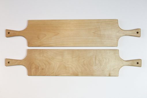 Mendocino Handmade Gift Mendocino Charcuterie Board Set Double Handled Serving Board Birch Wood Double Sale Deal Two Boards Made in USA Made