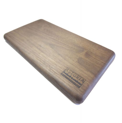 USA MADE IN USA - Handcrafted in Mendocino Village - Solid Dark Walnut Cheese Board - Hardwood - Housewarming Gifts - Picnic Supplies