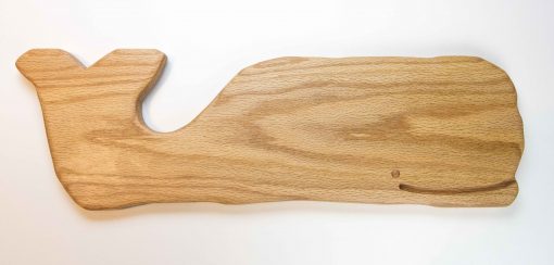 Whale Charcuterie Cheese Board Handcrafted in Mendocino Made in USA MADE IN USA - Red Oak Charcuterie Board Food Serving - Whale Cheese Boards