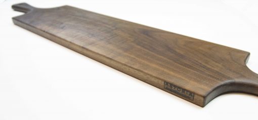 Charcuterie Cheese Board Handcrafted in Mendocino Handmade in USA MADE IN USA - Black Walnut Charcuterie Board Food Serving - Double Handled - Astoria Gift Shop Logo - Shopping