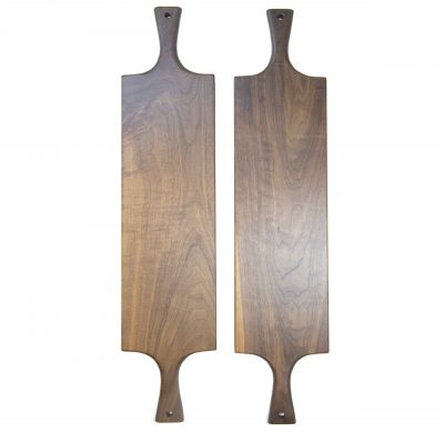 Handcrafted in Mendocino Handmade USA MADE in USA - Charcuterie Boards Food Serving Boards - Double Handled Double Deal - Grouping - Cheese Boards - Two Cutting Boards