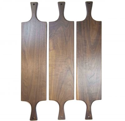 Handcrafted in Mendocino Handmade USA MADE in USA - Charcuterie Boards Food Serving Boards - Double Handled Tripple Deal - Grouping - Cheese Boards - Three Cutting Boards