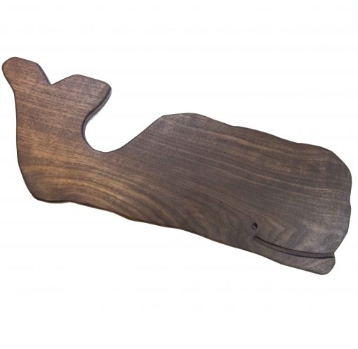 Whale Charcuterie Cheese Board Handcrafted in Mendocino Handmade in USA MADE IN USA - Black Walnut Charcuterie Board Food Serving - Gift Shopping Small Business