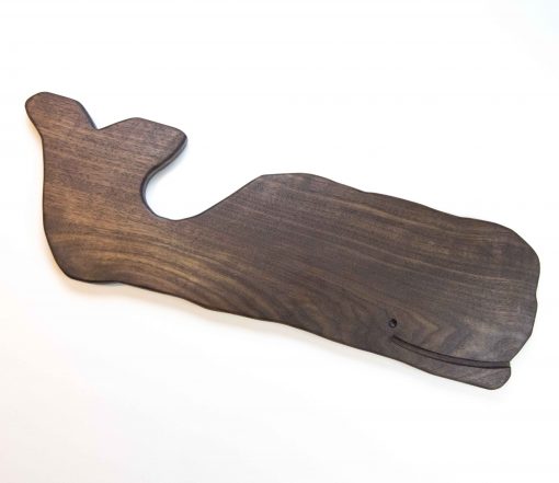 Whale Charcuterie Cheese Board Handcrafted in Mendocino Made in USA MADE IN USA - Black Walnut Charcuterie Board Food Serving - Astoria Gift Shopping
