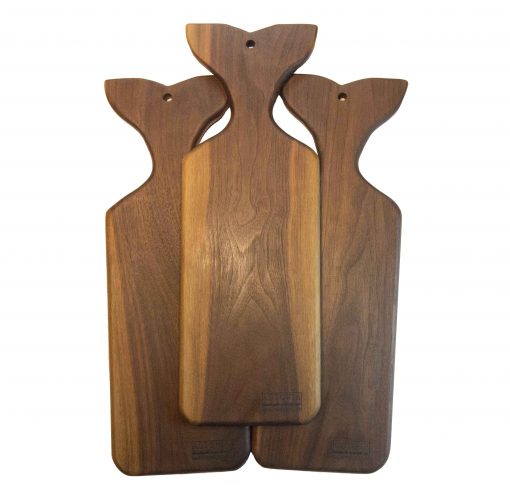 Shopping for Sperm Whale Shaped Charcuterie Cheese Board Serving Board Platter Cheese Paddle Solid Black Walnut Locally Handmade in Mendocino Made in USA Made North Coast Shopping