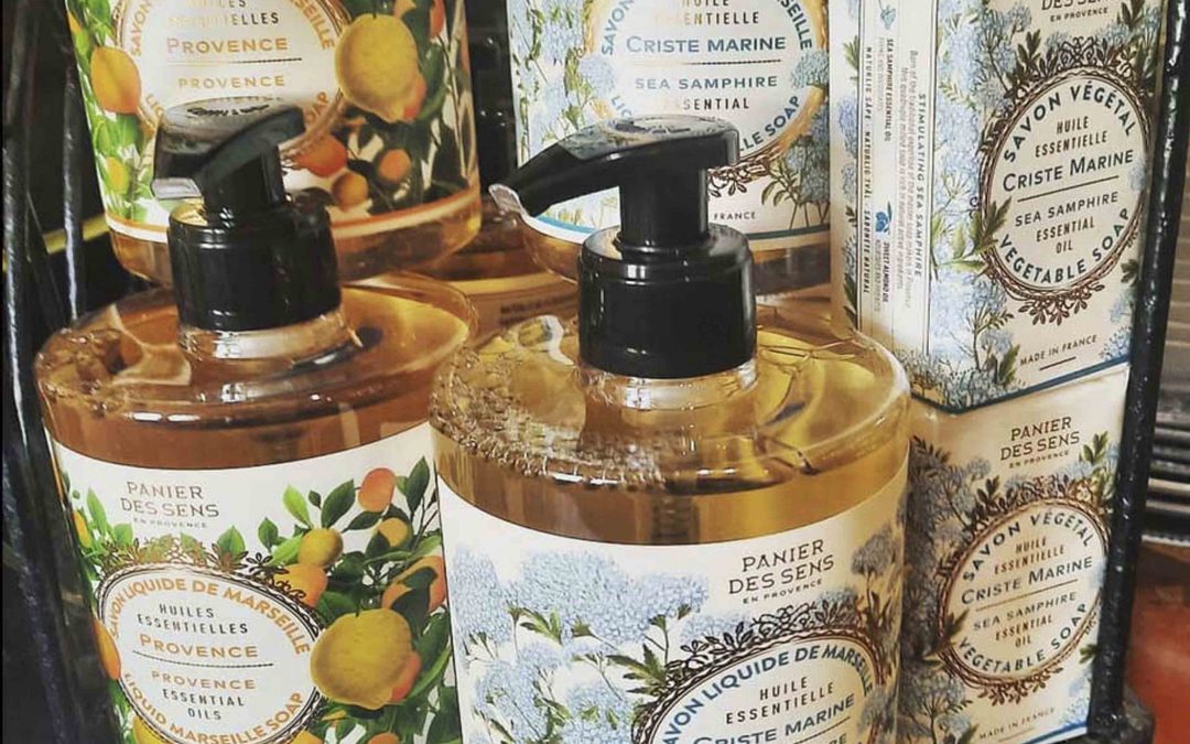 Restocked in the shop with our favorite liquid soap by Panier Des Sens — still made traditionally in Provence with essential oils!  Cannot make it by? Contact Us -We ship :)