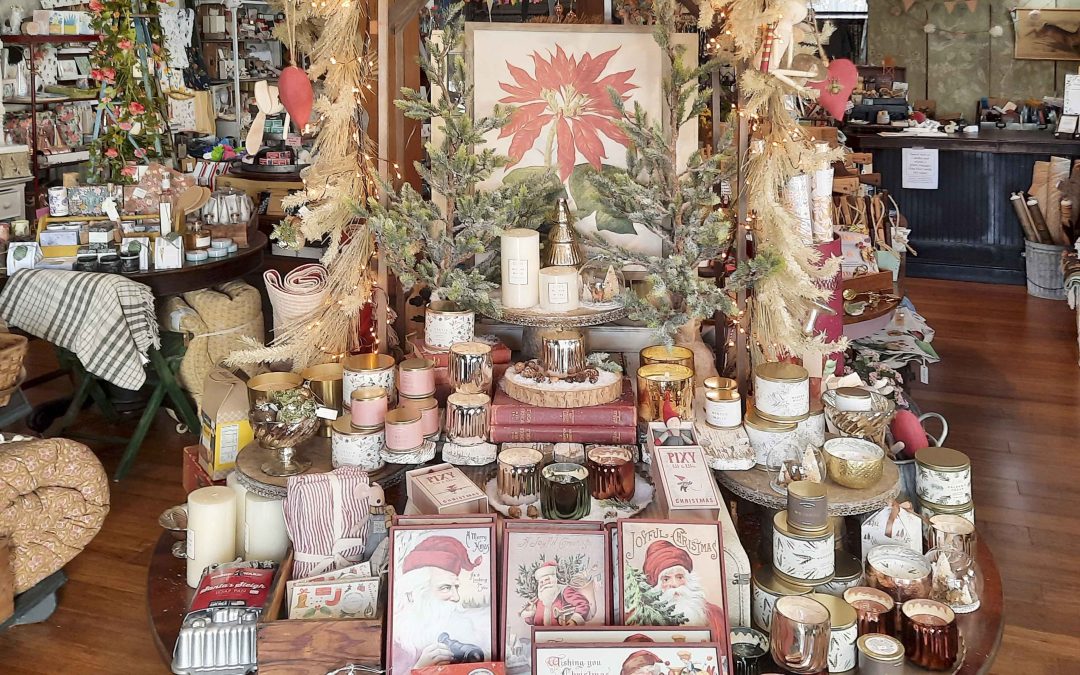 Christmas Shopping in Mendocino is Here!  Come by Astoria Home Store  Located at:  45050 Main Street in lovely Mendocino Village  We also take orders from the shop via Email, Instagram, and Phone during business hours