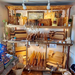 Mendocino Village Gift Shopping for Handmade Local Gifts Fathers Day Charcuterie Boards