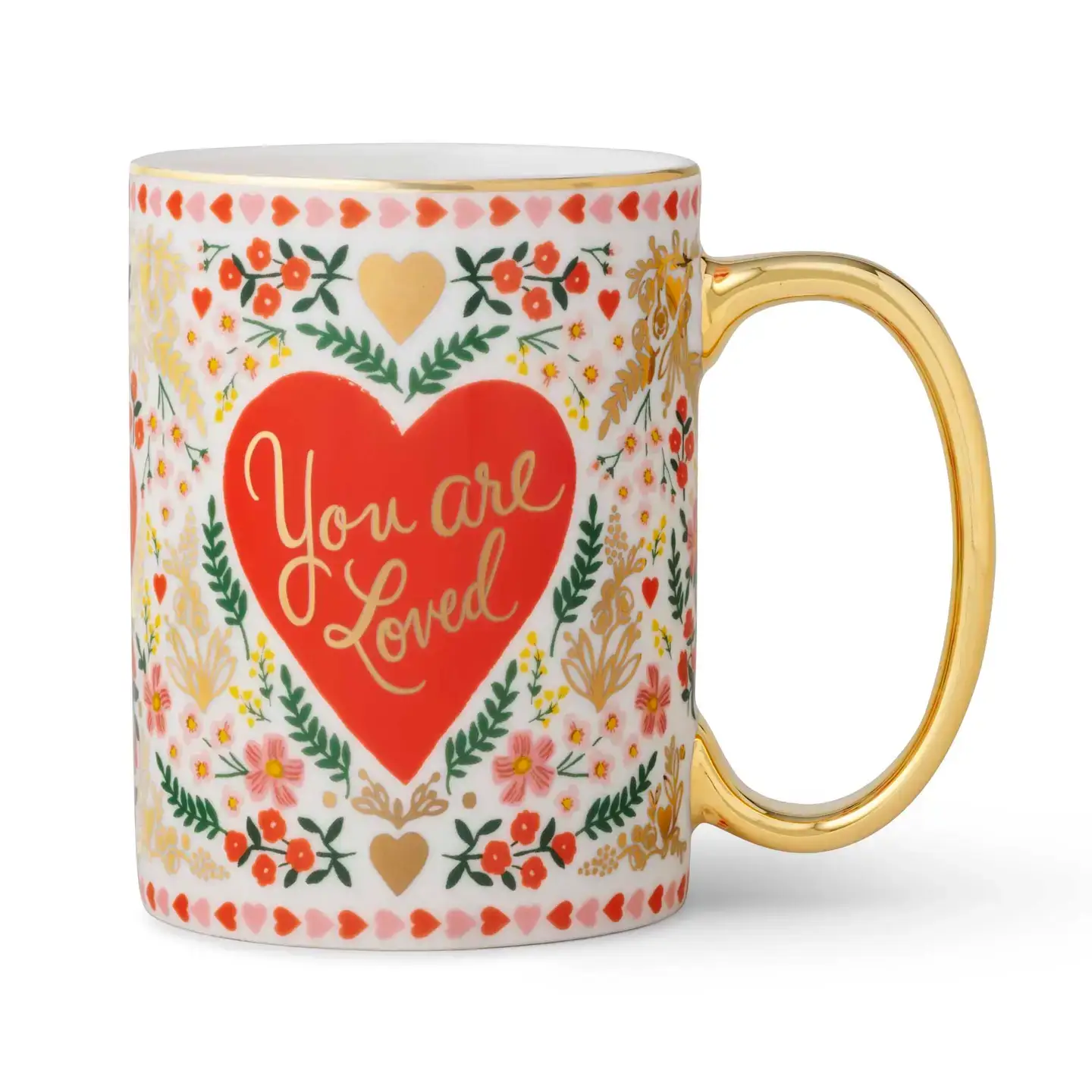 Juliet Valentine's Day Porcelain Mug by Rifle Paper Company - Tea Cup Tea Mug