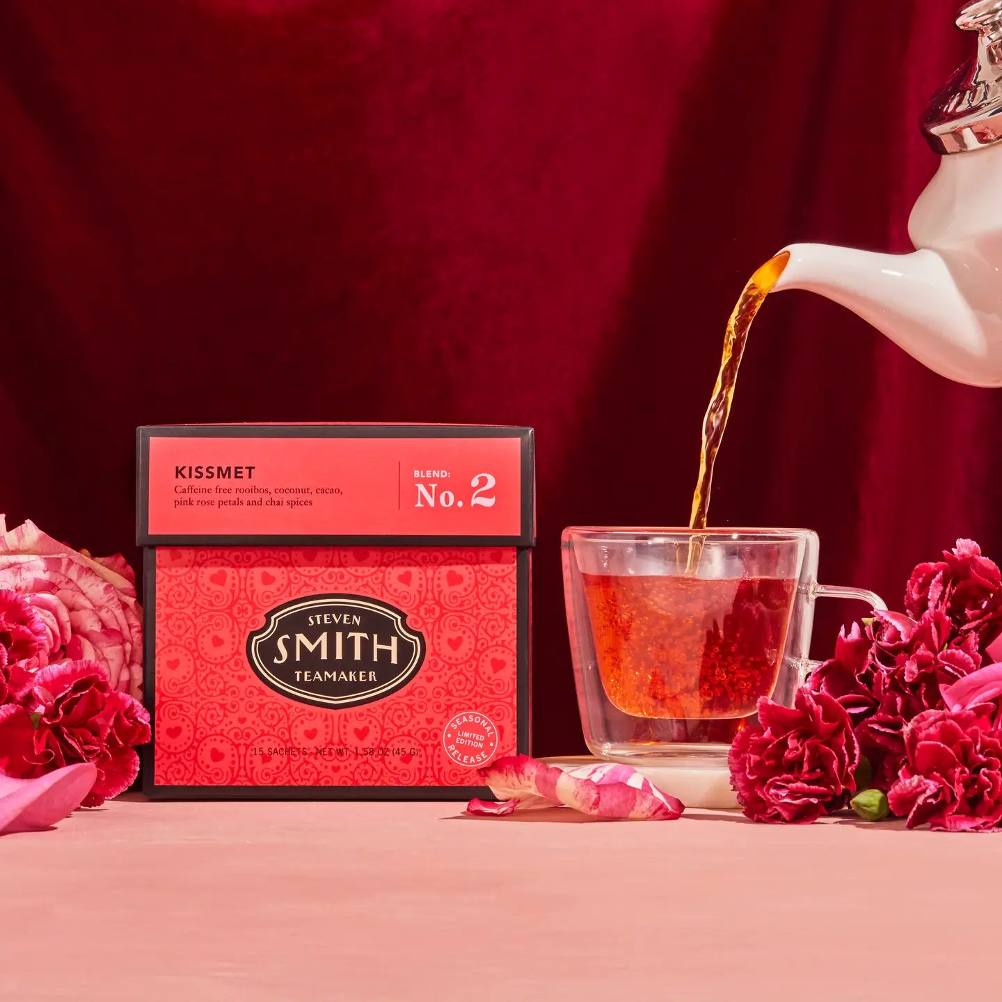 Kissmet Seasonal Valentine Day Tea By Smith Tea Company Portland Oregon